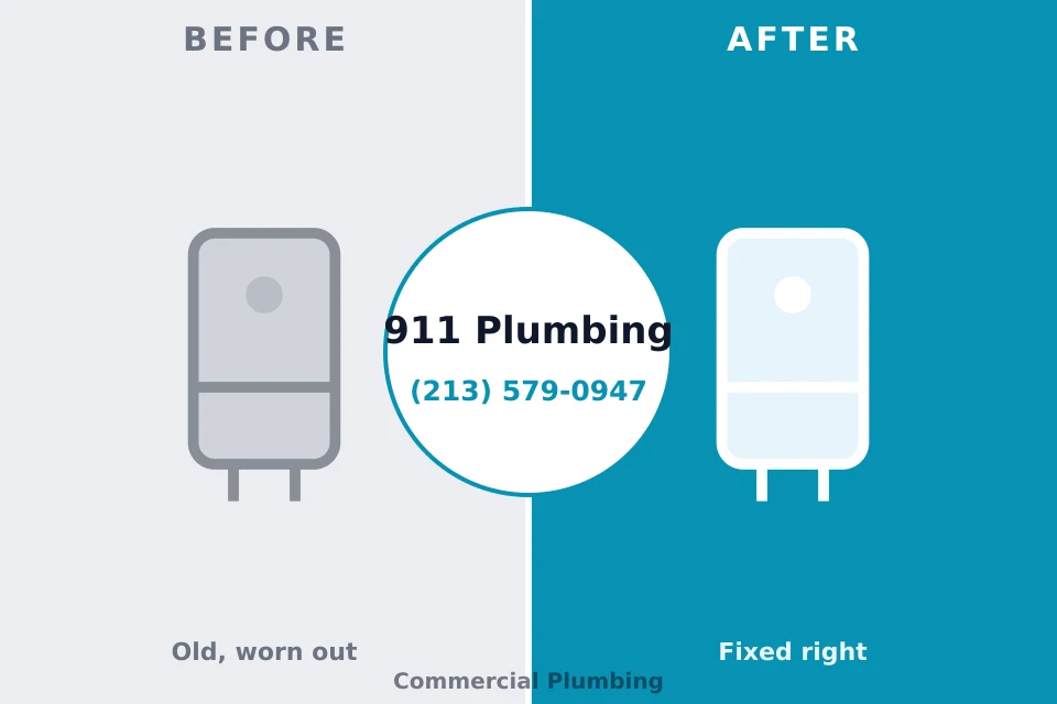 Before and after: plumbing company Taylorsville, UT